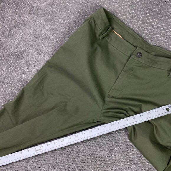 Birddogs 5 Pocket Pants Men's 34 x 30 Actual 34 x 28.5 Olive Green Chino - Picture 11 of 12